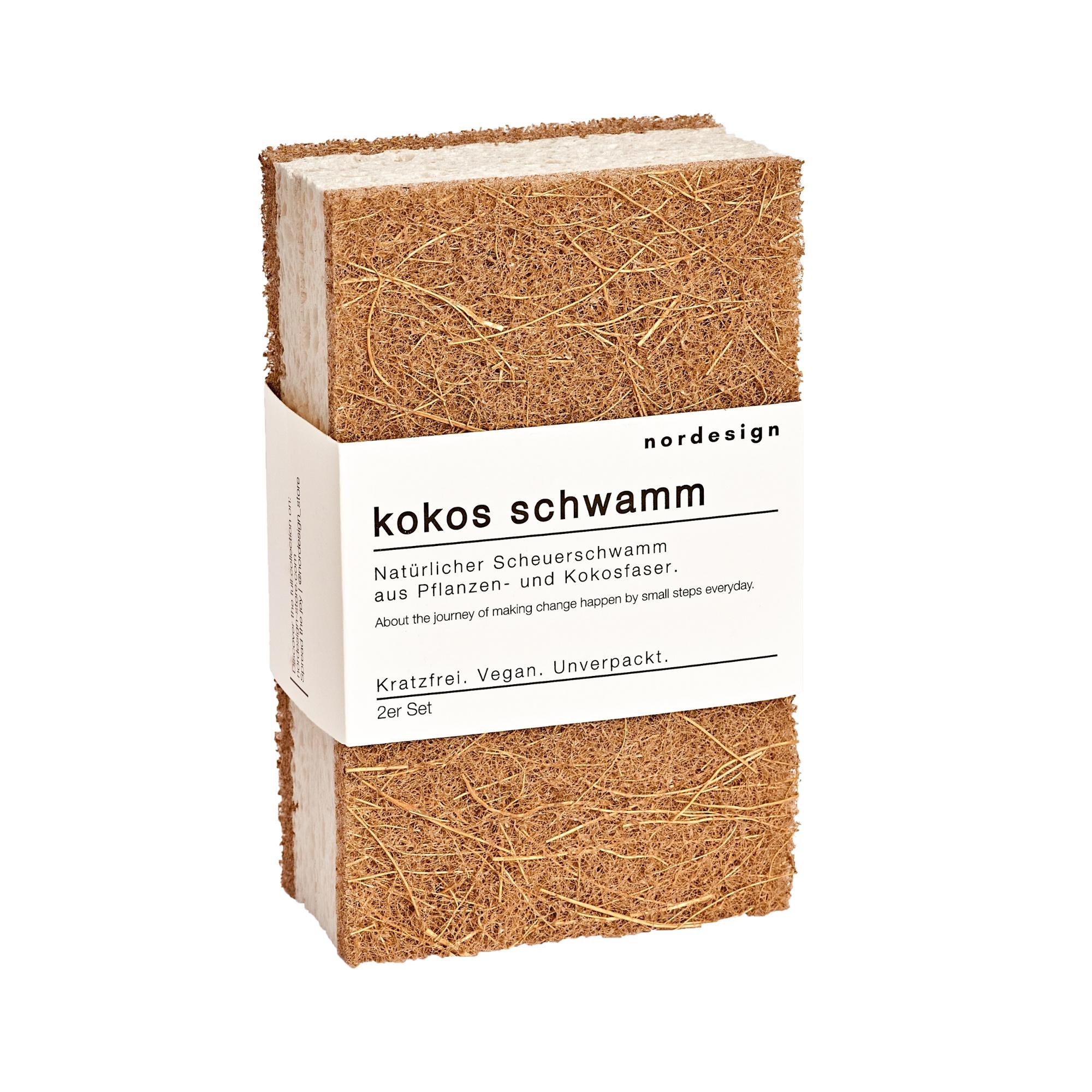 Produktbild nordesign Kokos-Schwamm 2er Pack 2 von 7