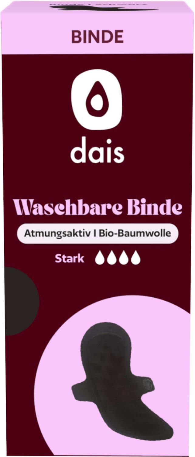 dais Waschbare Binde schwarz