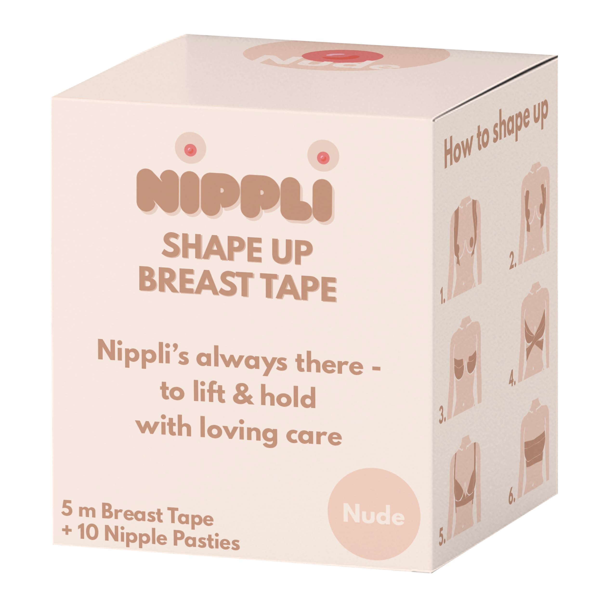 NIPPLI Shape Up Breast Tape Nude