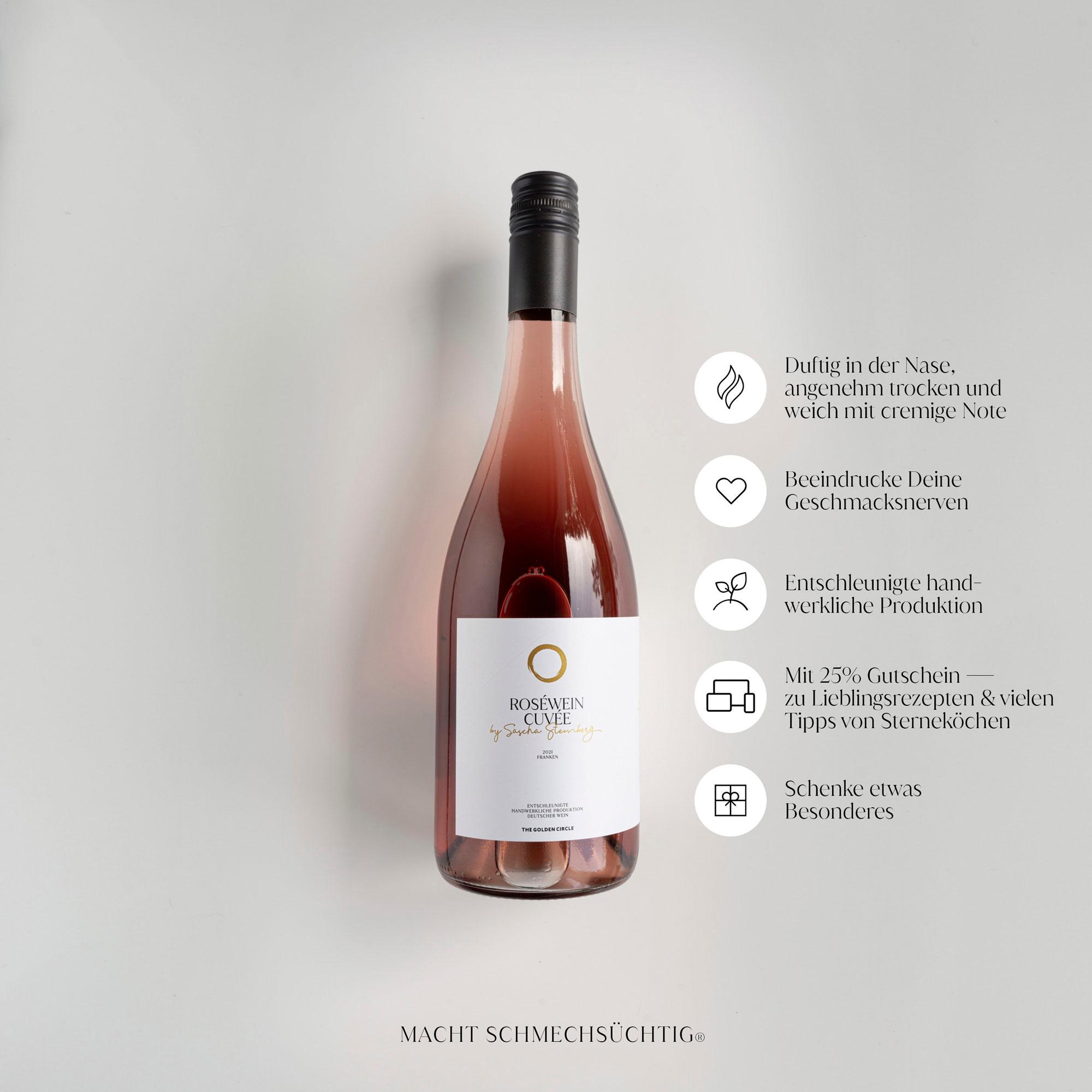 Produktbild THE GOLDEN CIRCLE Roséwein Cuvée by Sascha Stemberg 2 von 3
