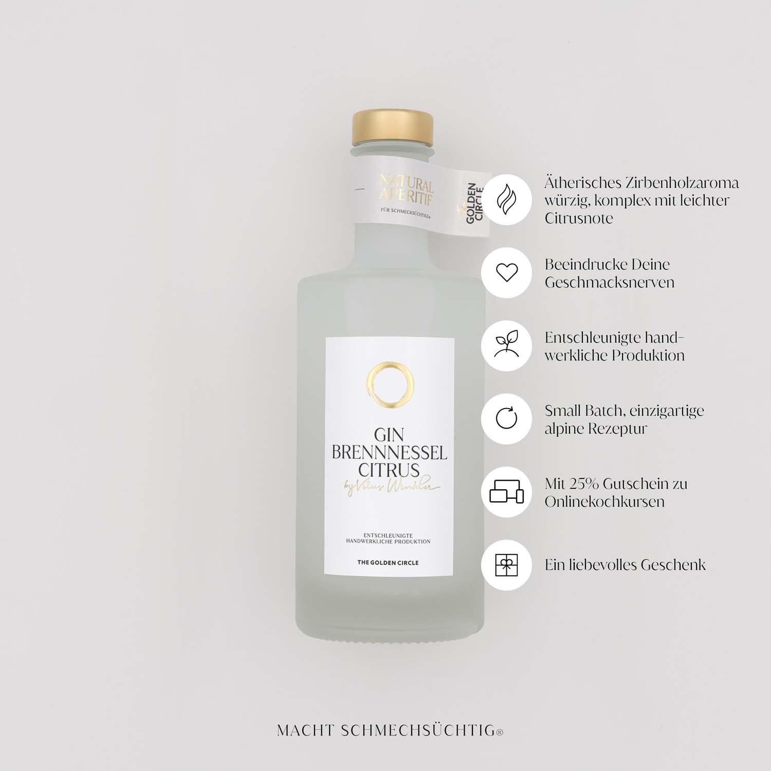Produktbild THE GOLDEN CIRCLE Gin Brennnessel Citrus by Vitus Winkler 8 von 9