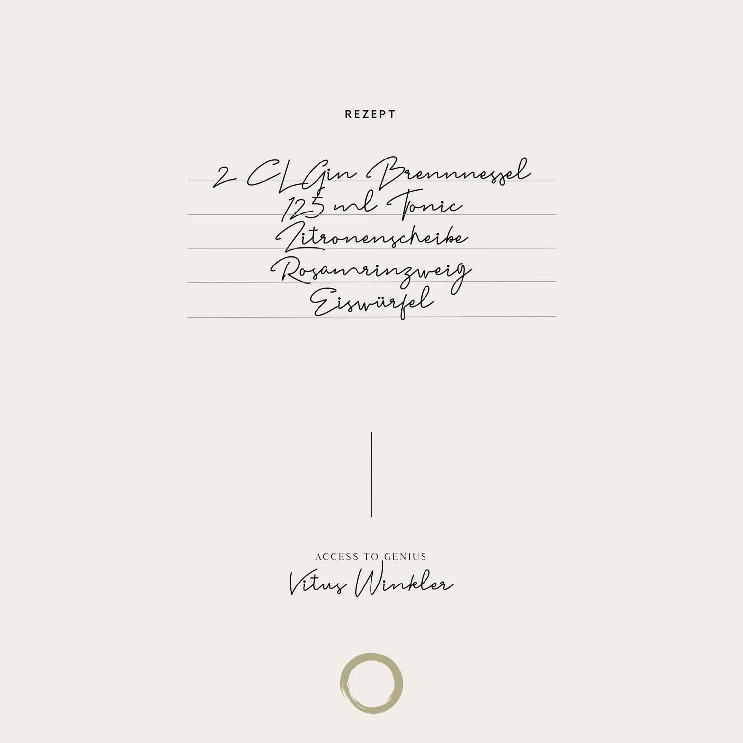 Produktbild THE GOLDEN CIRCLE Gin Brennnessel Citrus by Vitus Winkler 5 von 9