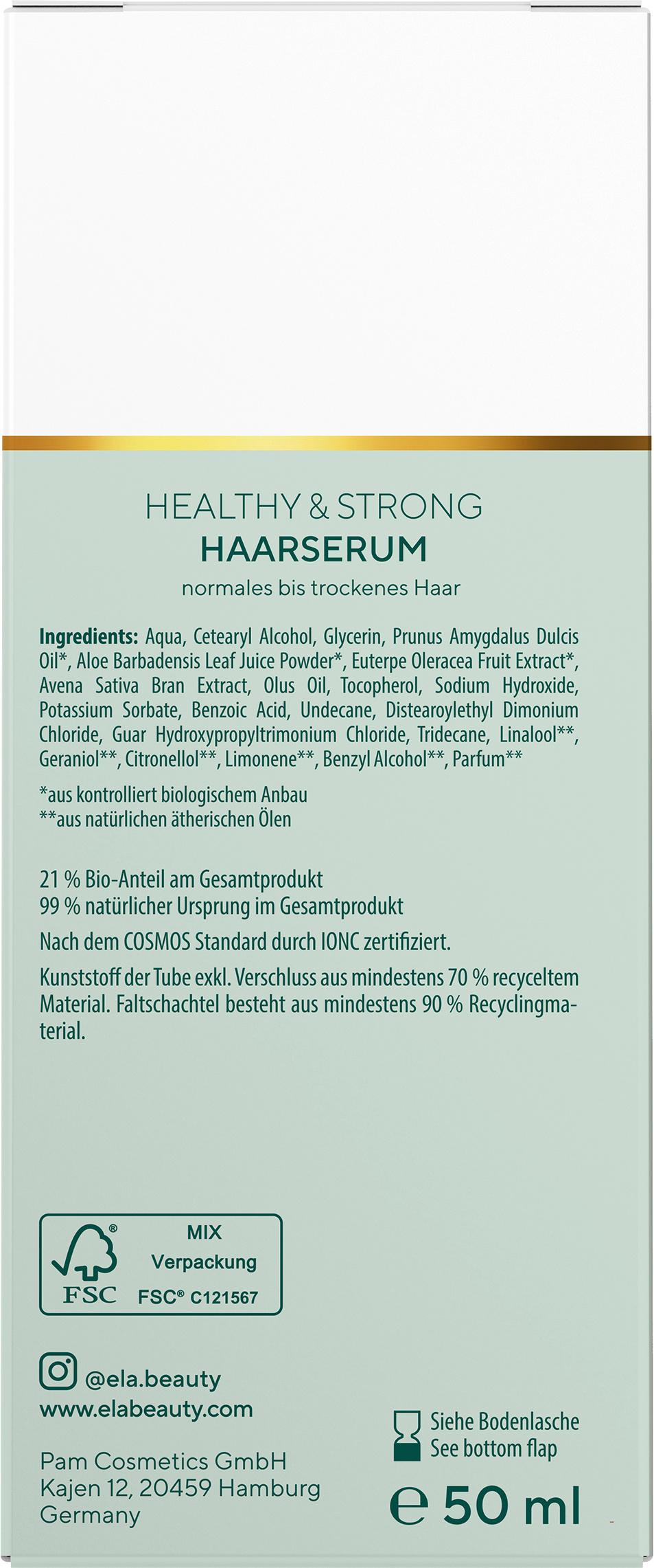 Produktbild ELA natural beauty Healthy&Strong Haarserum 2 von 2