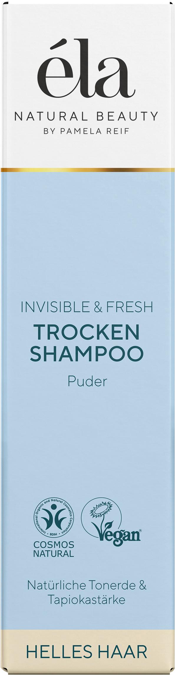 ELA natural beauty Invisible&Fresh Trockenshampoo Puder helles Haar