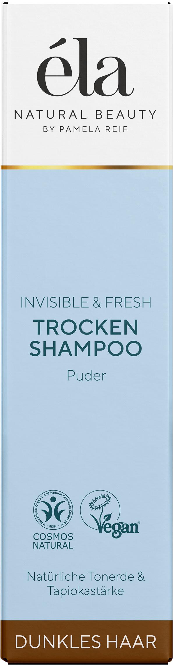 ELA natural beauty Invisible&Fresh Trockenshampoo Puder dunkles Haar