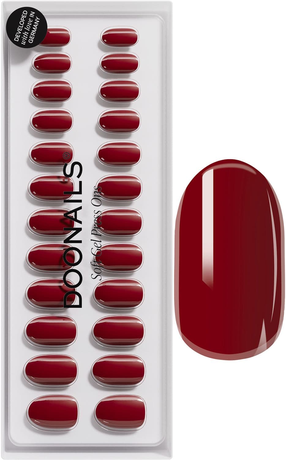 DOONAILS Gel Suave Prensas Metálicas Mon Chéri Medianas Redondas