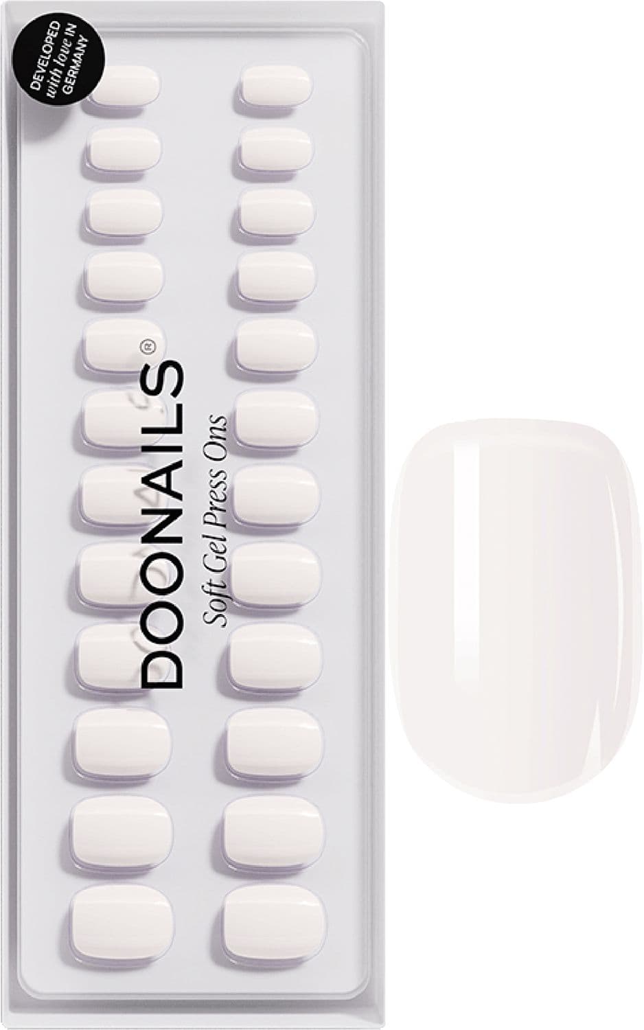 DOONAILS Soft Gel Press Ons Pillow Talk Extra Short Square