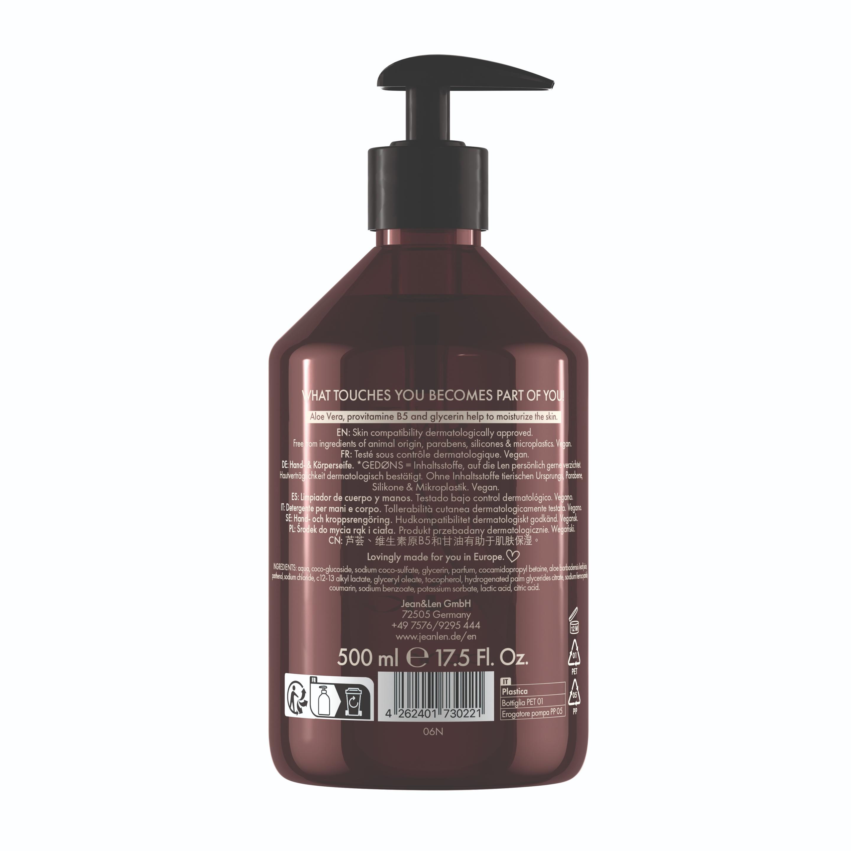 Produktbild Jean&Len Hand&Body Cleanser Cardamom/Tonka 3 von 3