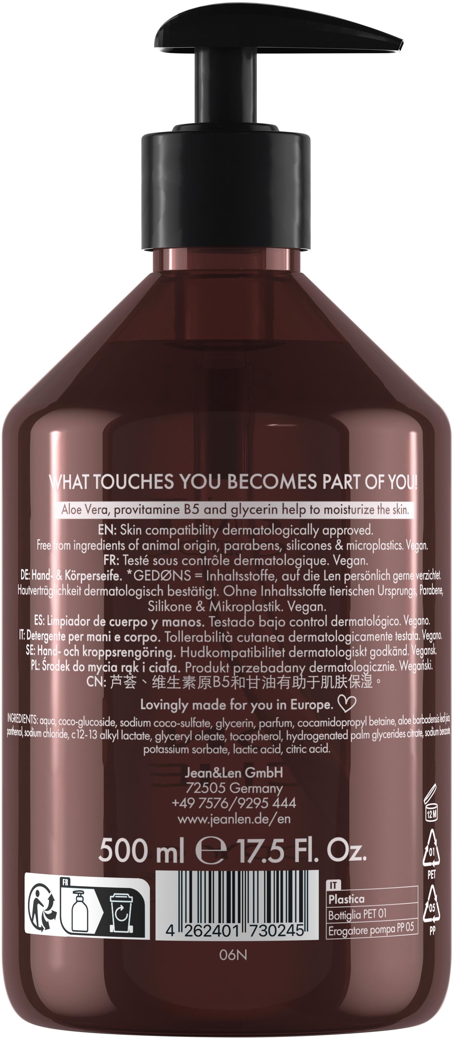 Produktbild Jean&Len Hand&Body Cleanser Peony/Lychee 2 von 3