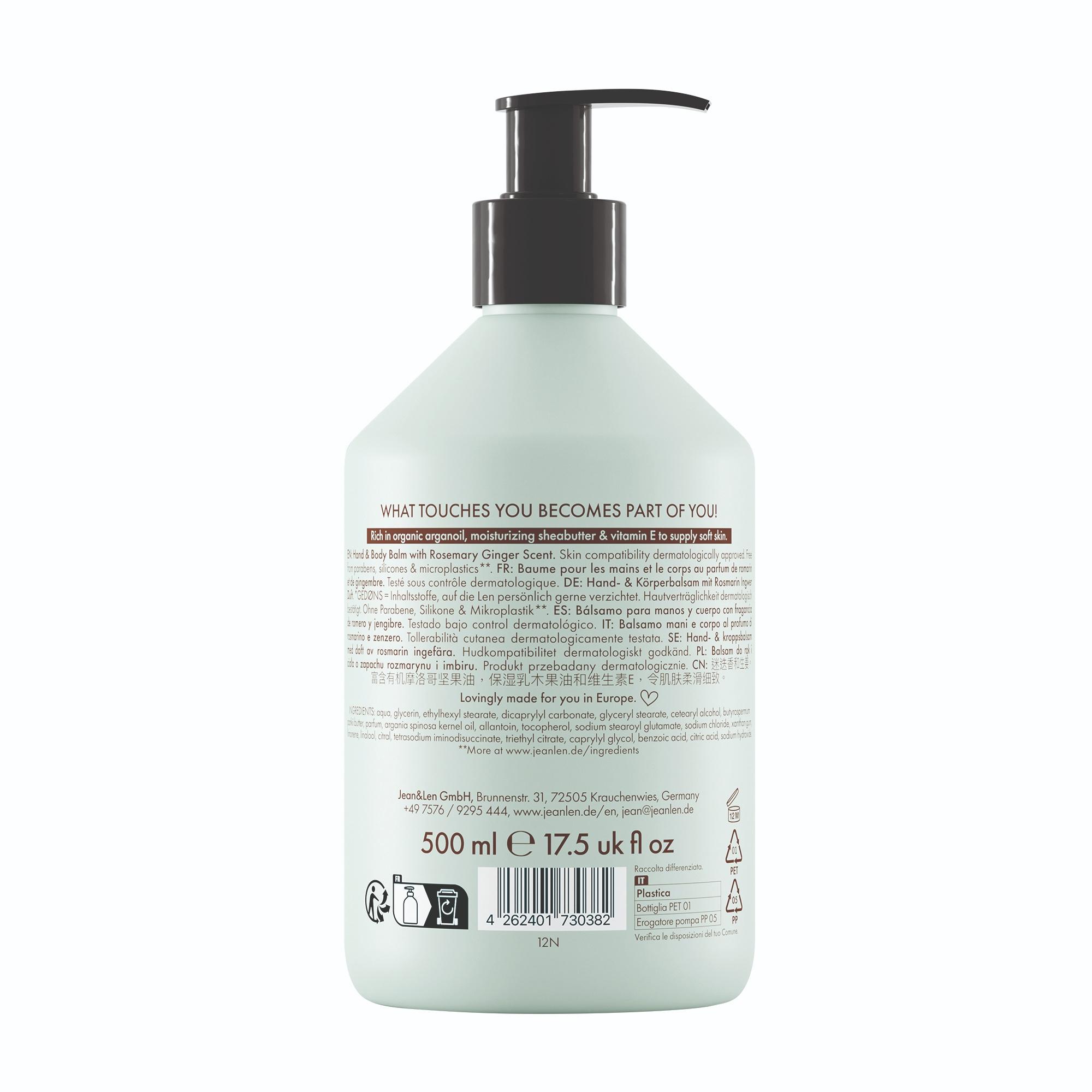 Produktbild Jean&Len Hand&Body Balm Rosemary/Ginger 2 von 2