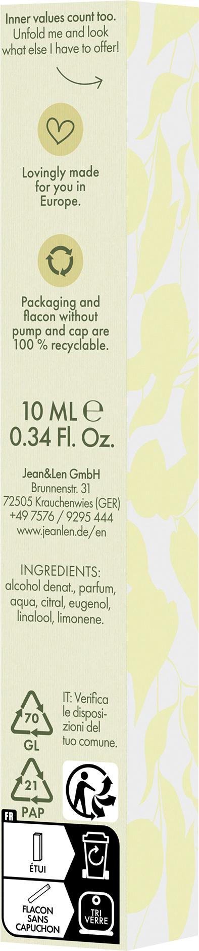 Produktbild Jean&Len Scent Experience Bergamot/Cedarwood Eau de Toilette 2 von 4