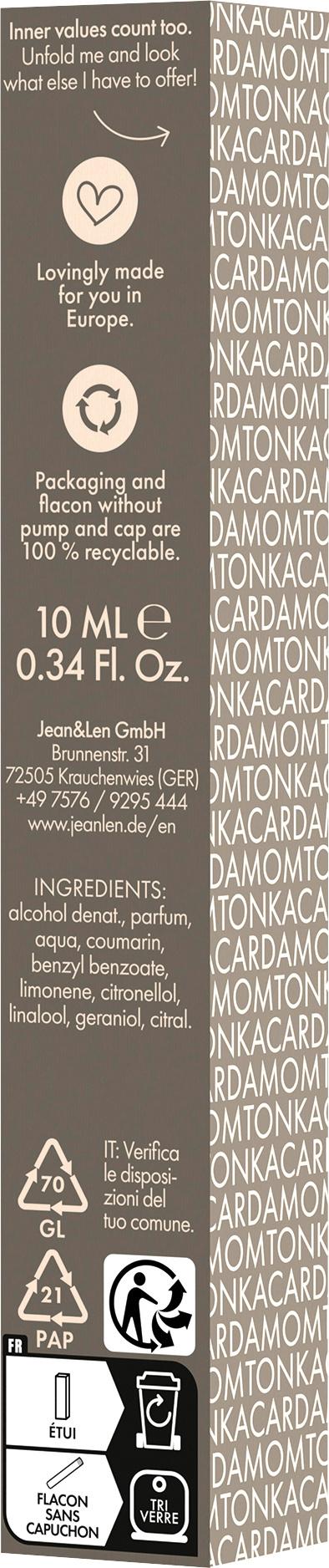 Produktbild Jean&Len Scent Experience Cardamom/Tonka Eau de Toilette 2 von 4