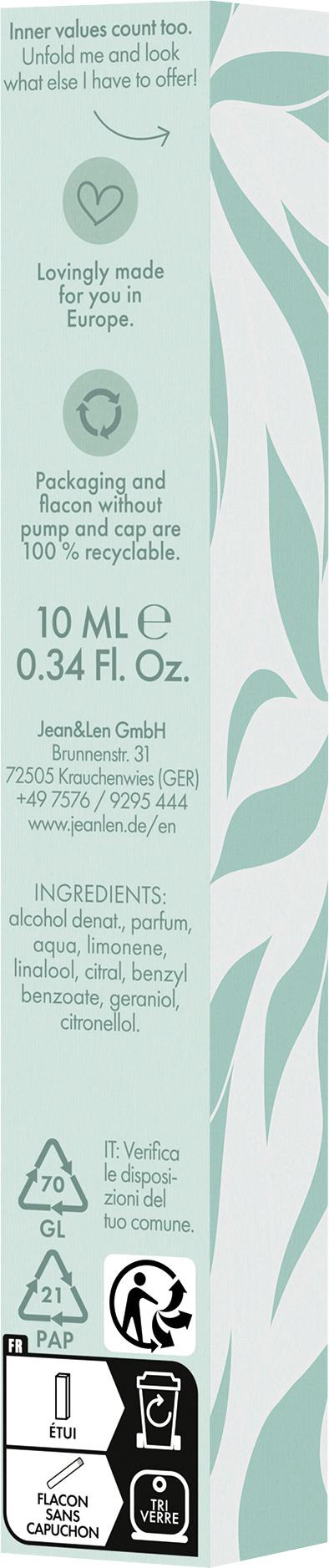 Produktbild Jean&Len Scent Experience Rosemary/Ginger Eau de Toilette 2 von 4