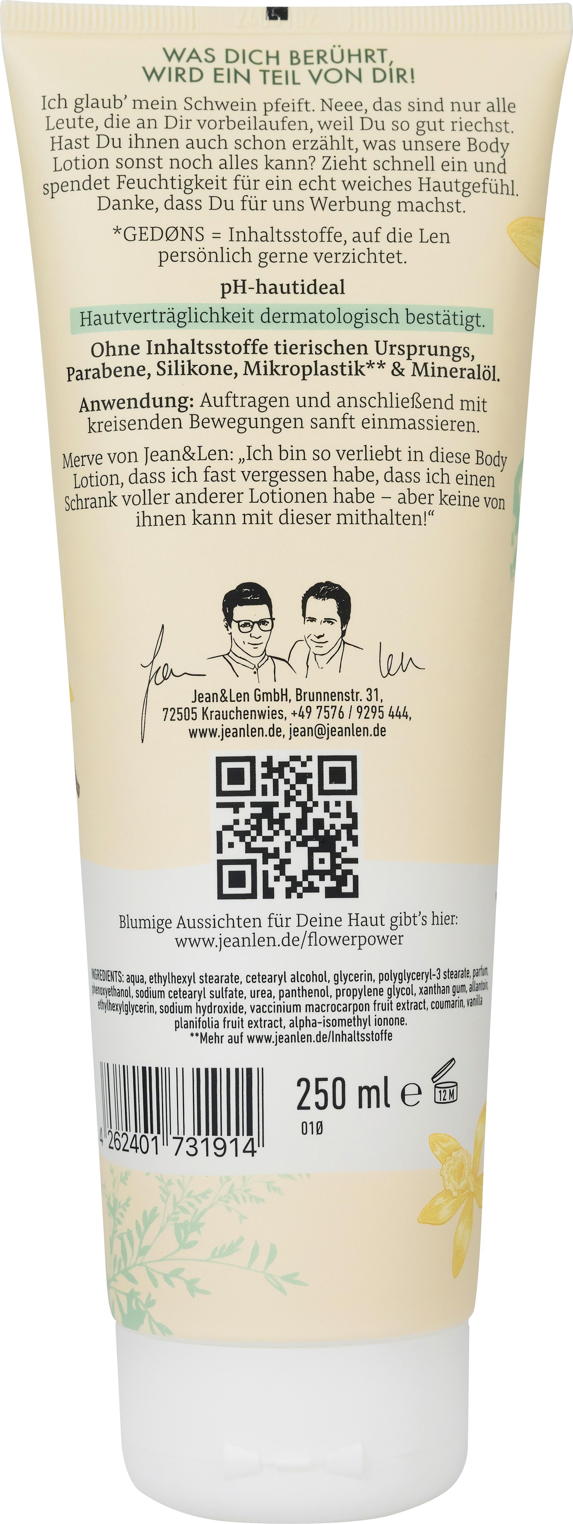 Produktbild Jean&Len Body Lotion Cranberry Vanille 2 von 3
