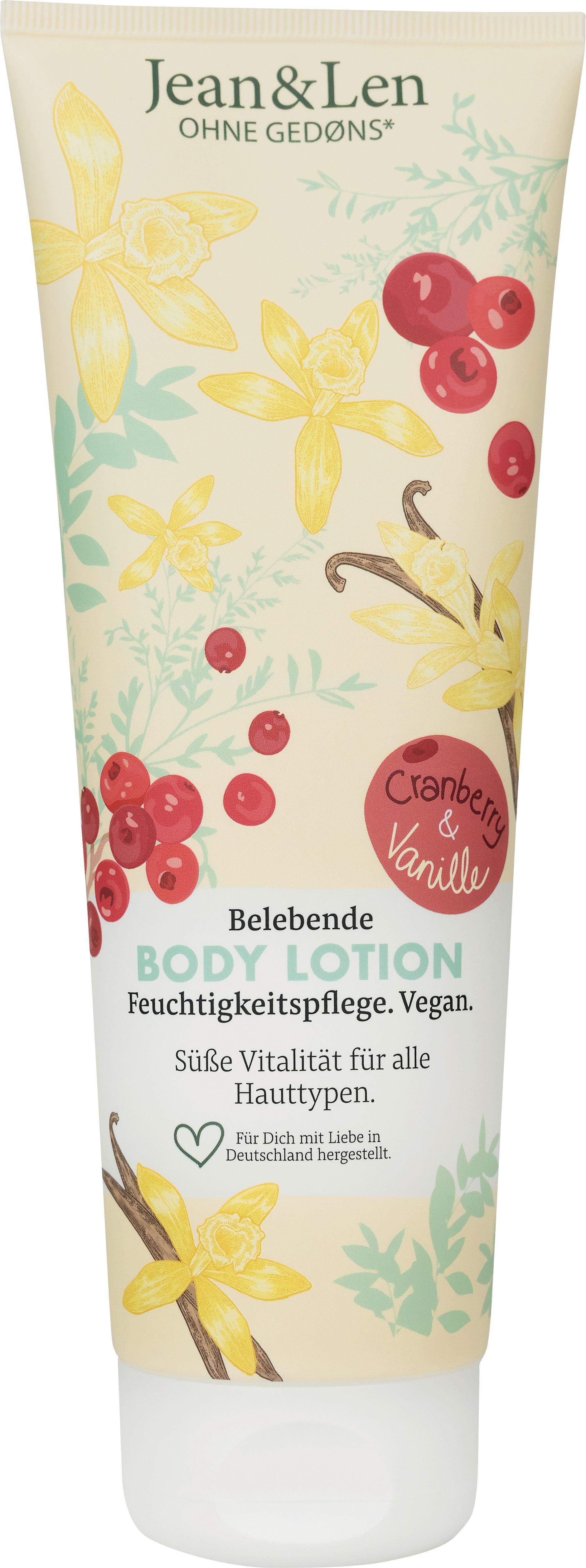 Jean&Len Body Lotion Cranberry Vanille