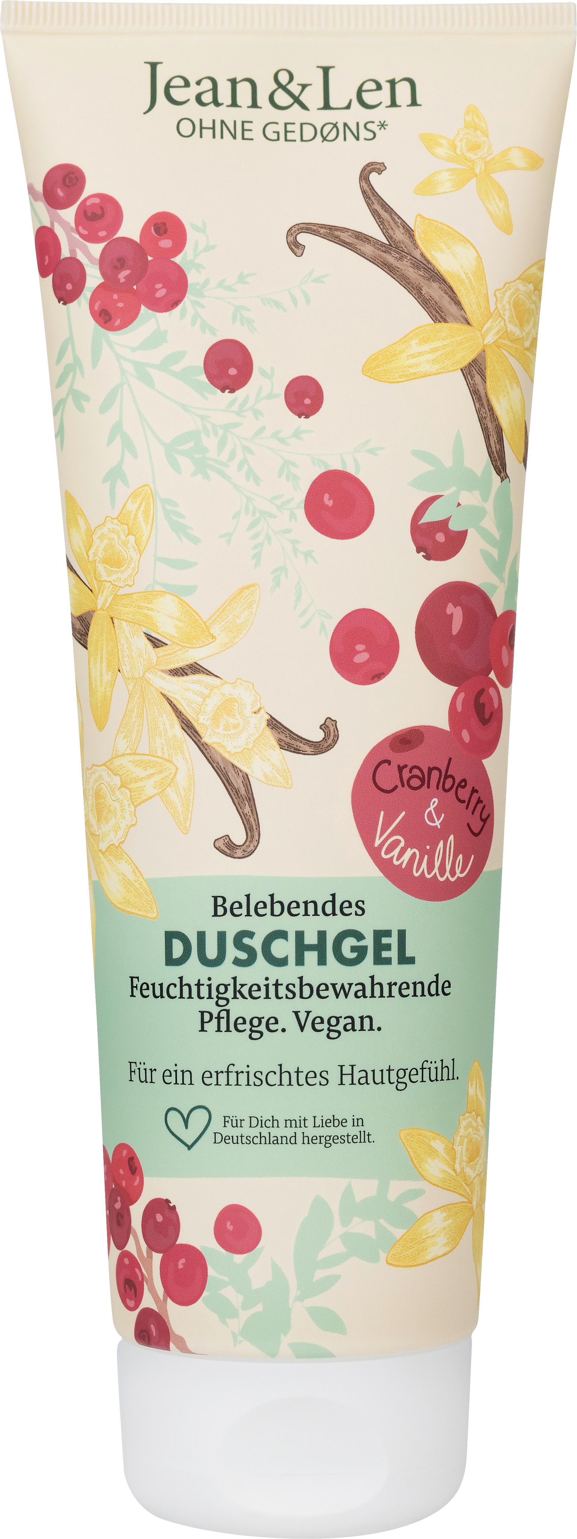 Jean&Len Duschgel Cranberry Vanille