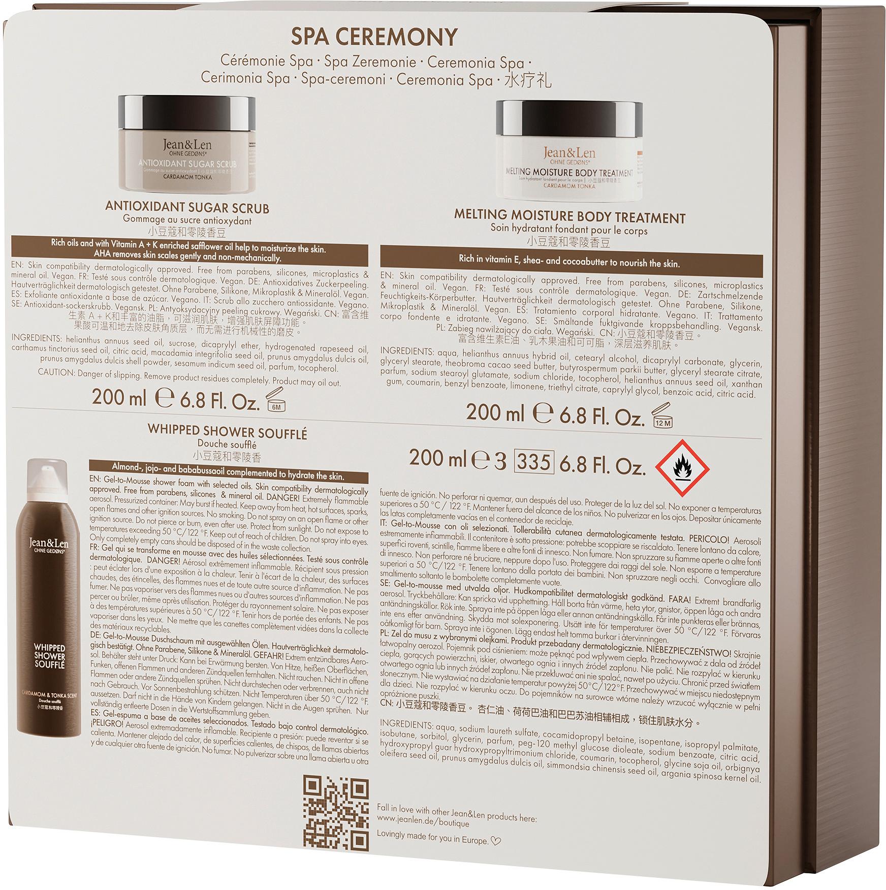 Produktbild Jean&Len Spa Ceremony Cardamom/Tonka Geschenkpackung 2 von 3