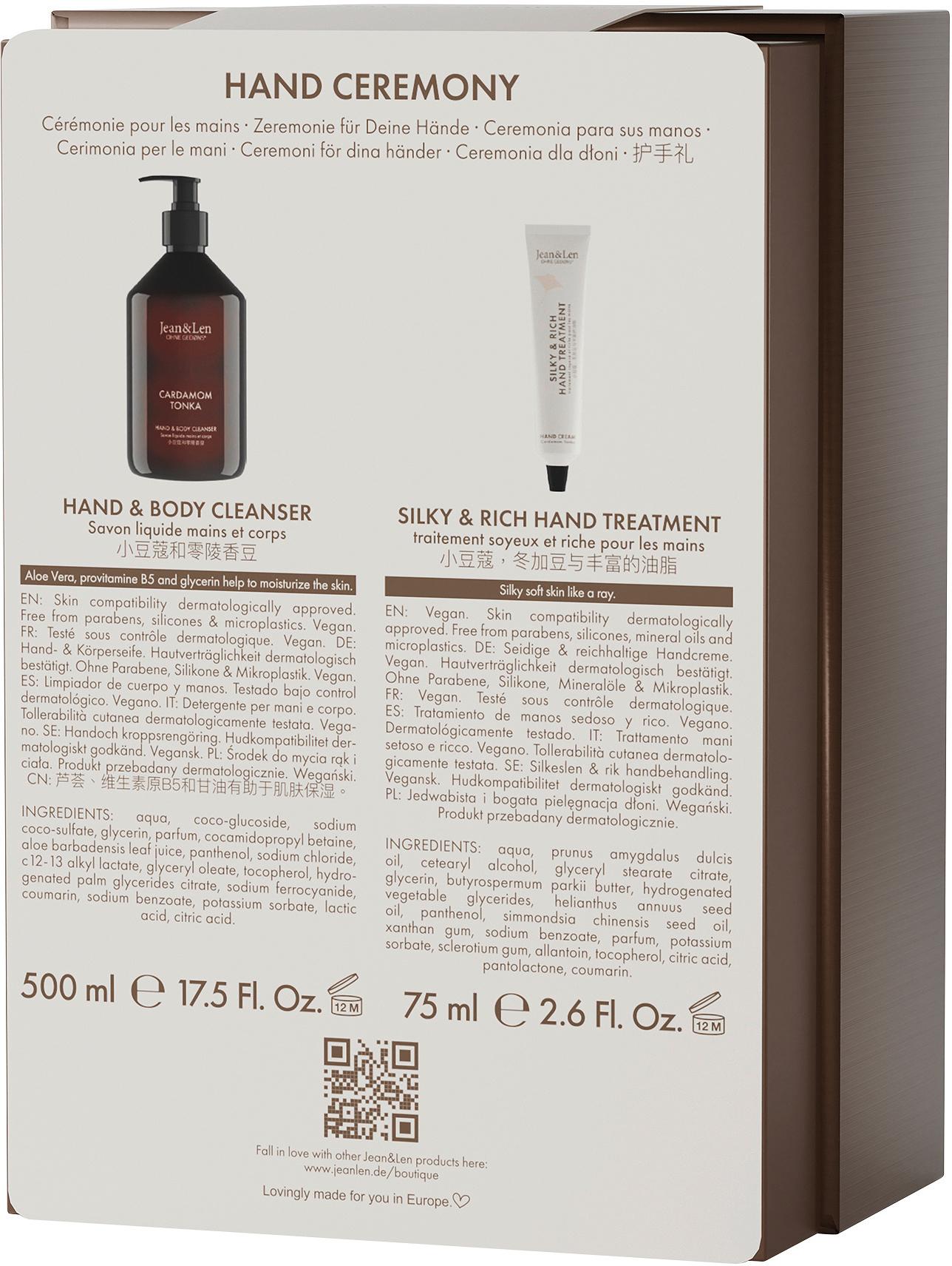 Produktbild Jean&Len Hand Ceremony Cardamom/Tonka Geschenkpackung 2 von 3