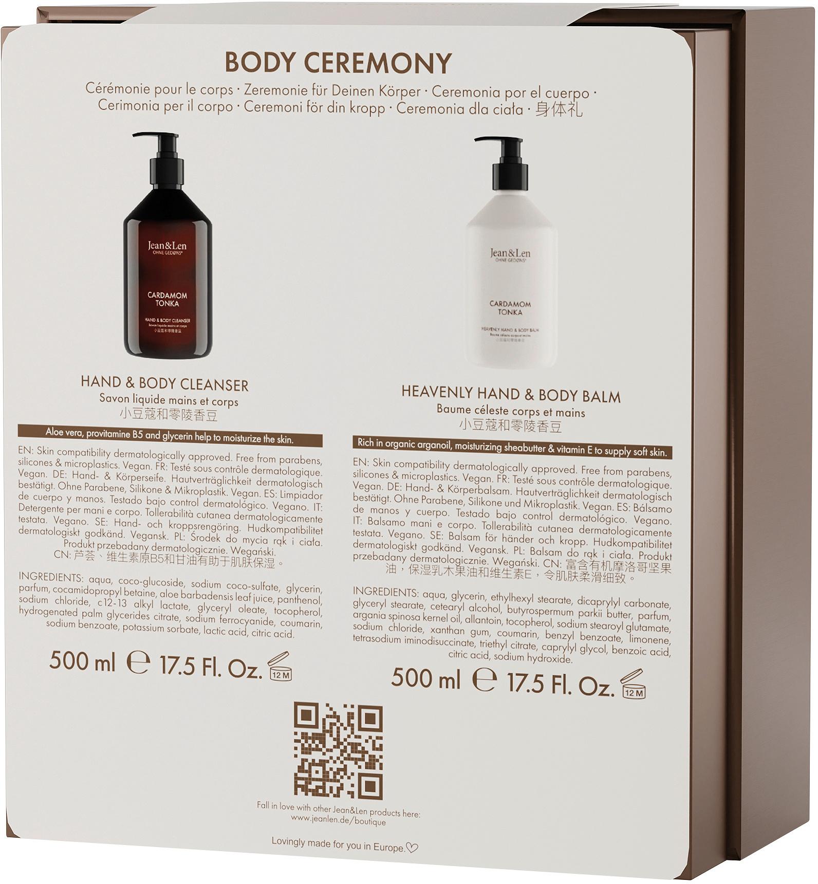 Produktbild Jean&Len Body Ceremony Giftbox Cardamom/Tonka Geschenkpackung 2 von 3