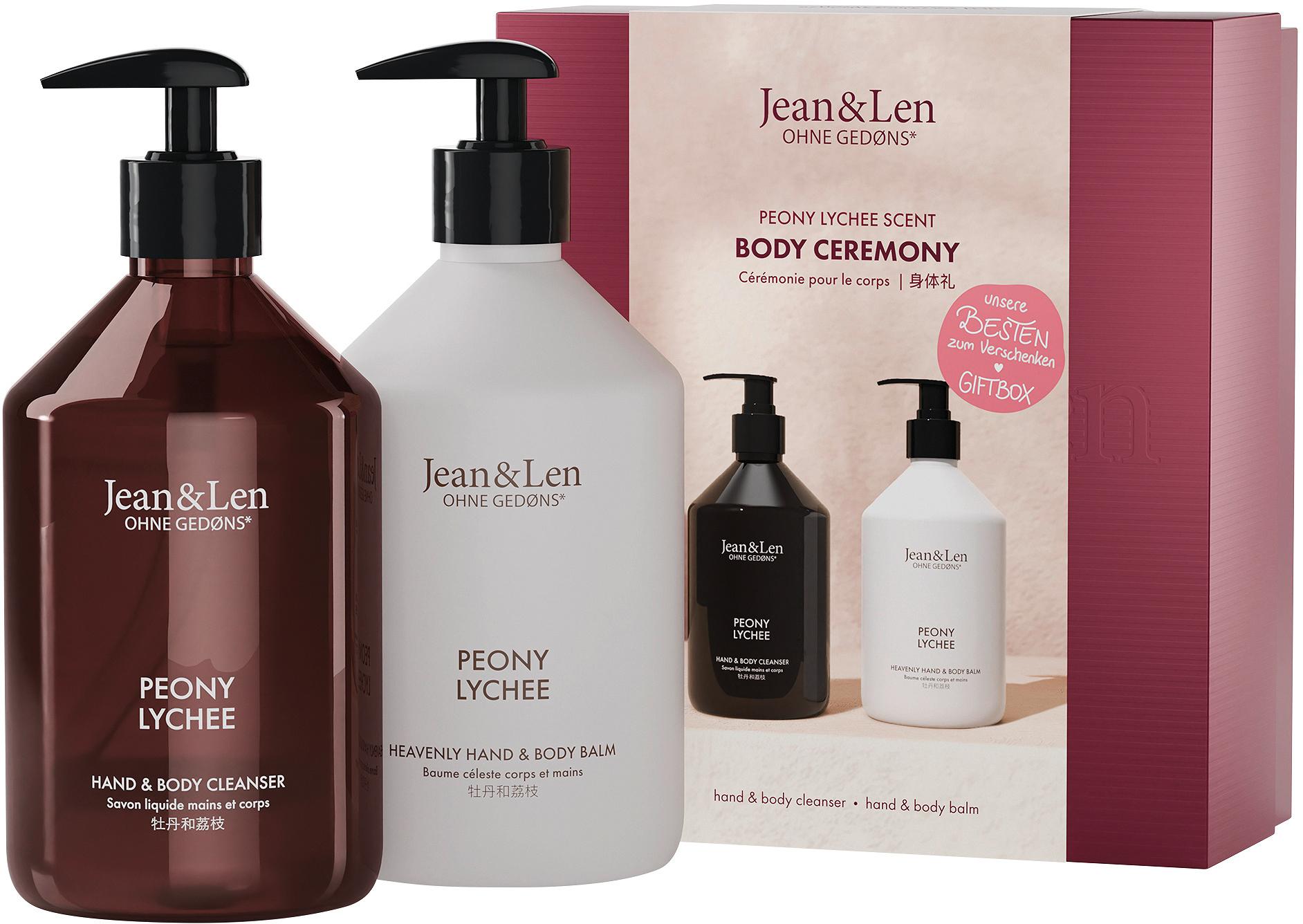 Produktbild Jean&Len Body Ceremony Giftbox Peony/Lychee Geschenkpackung 3 von 3