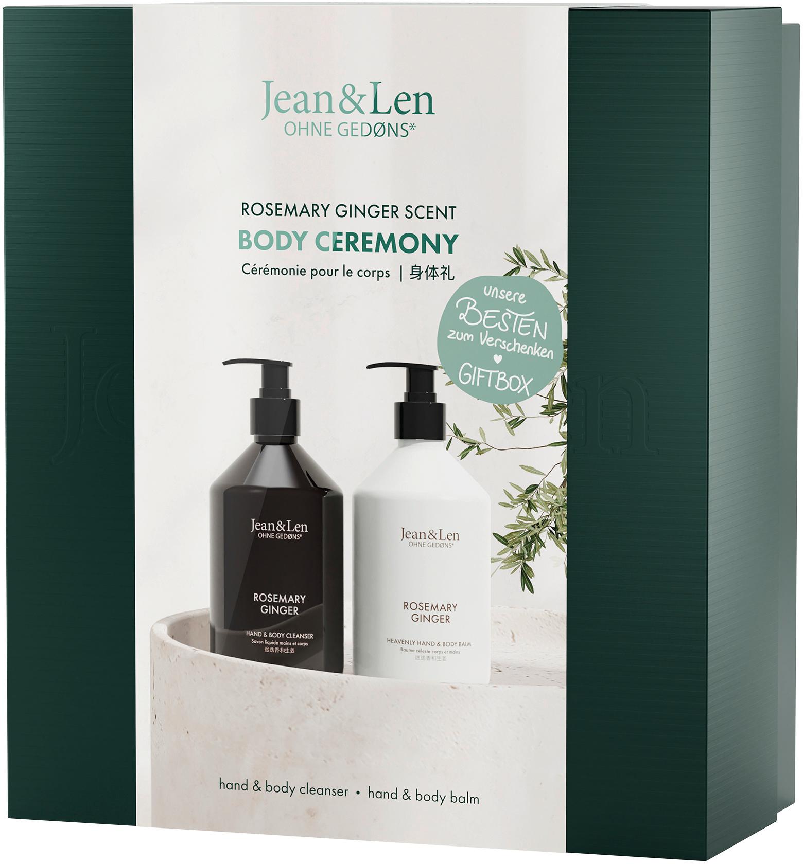 Jean&Len Body Ceremony Giftbox Rosemary/Ginger Geschenkpackung