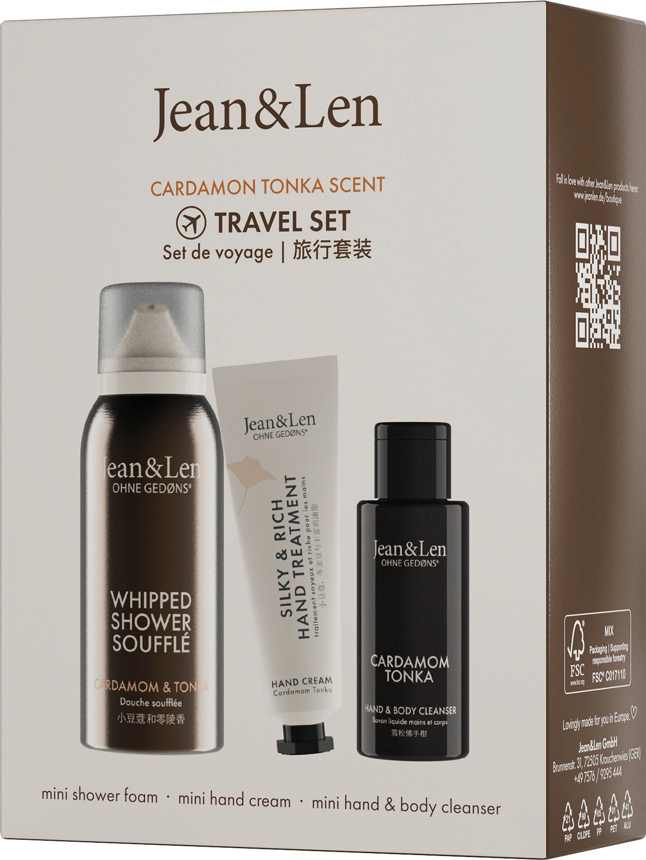 Jean&Len Travel Set Cardamom/Tonka Geschenkpackung