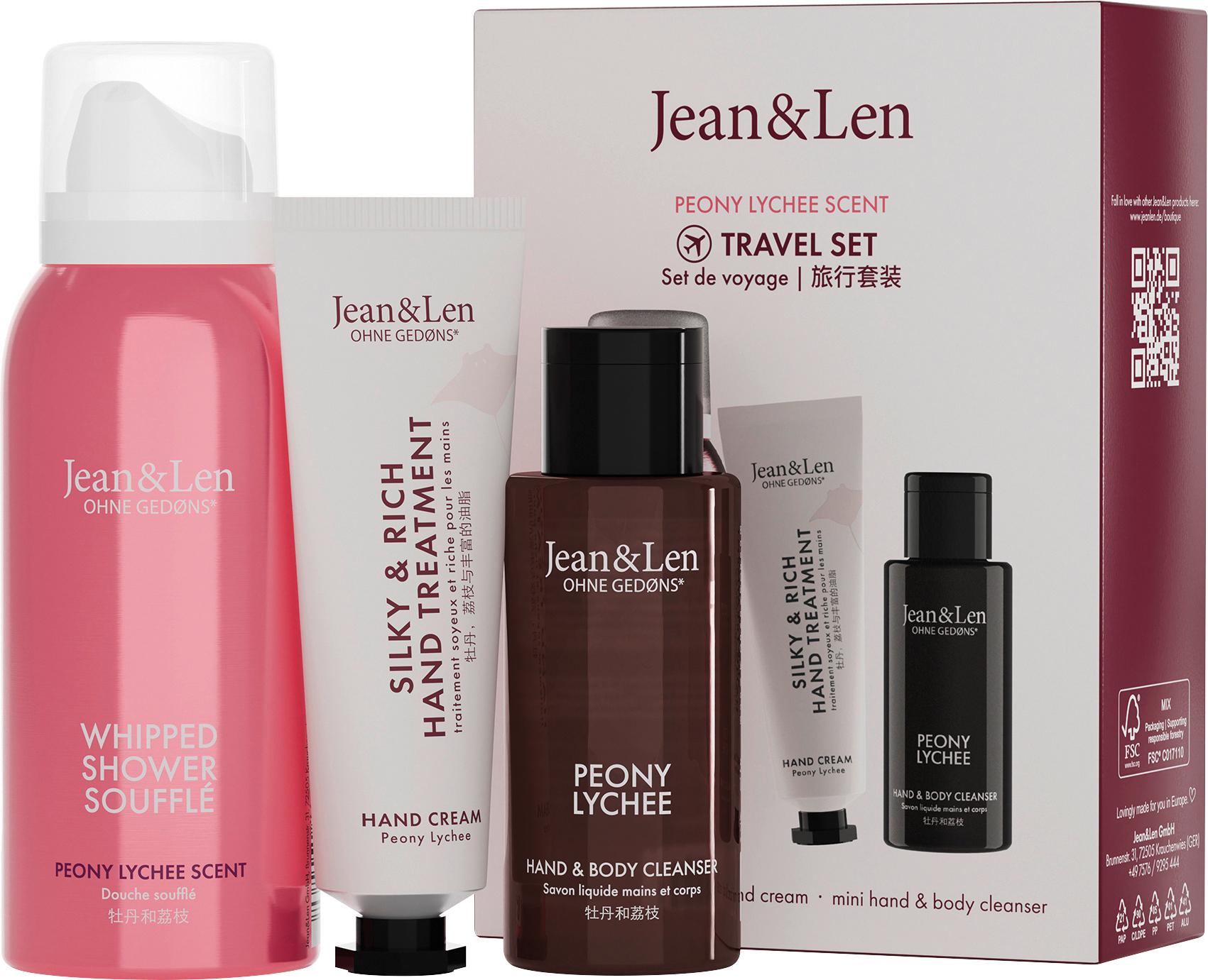 Produktbild Jean&Len Travel Set Peony/Lychee Geschenkpackung 3 von 4