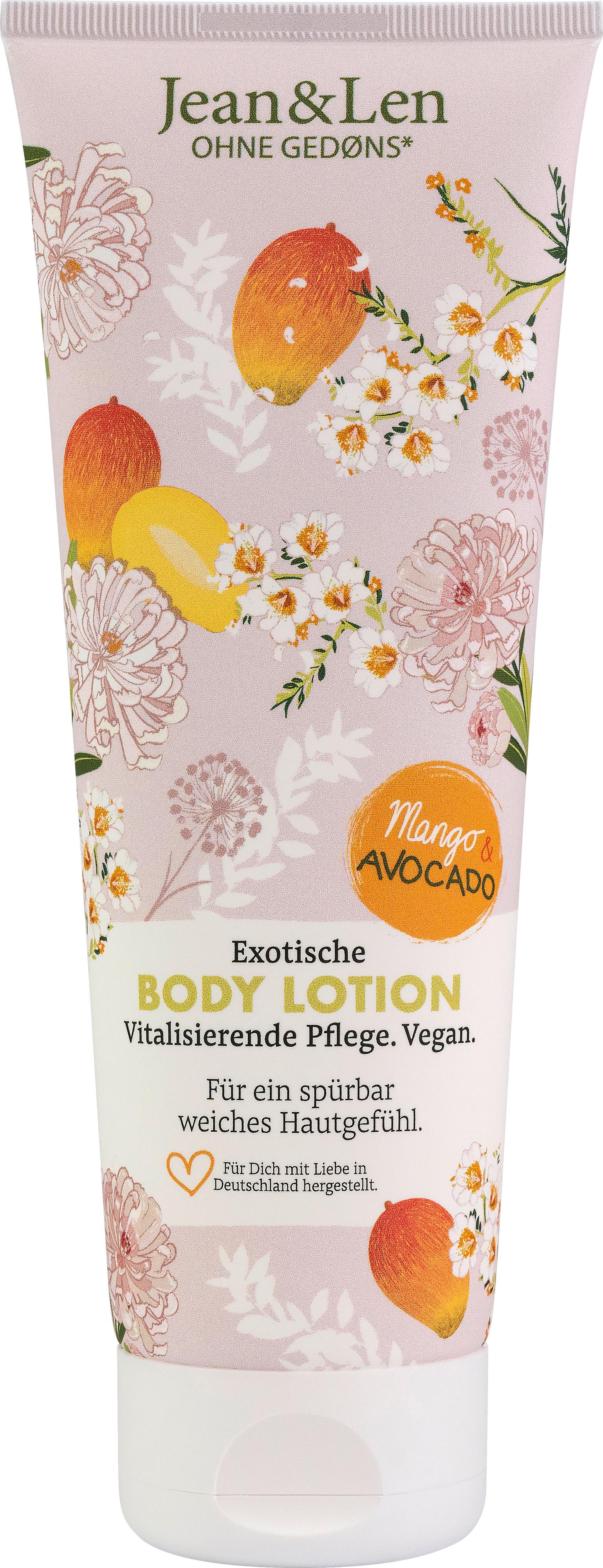 Jean&Len Exotische Bodylotion Mango&Avocado