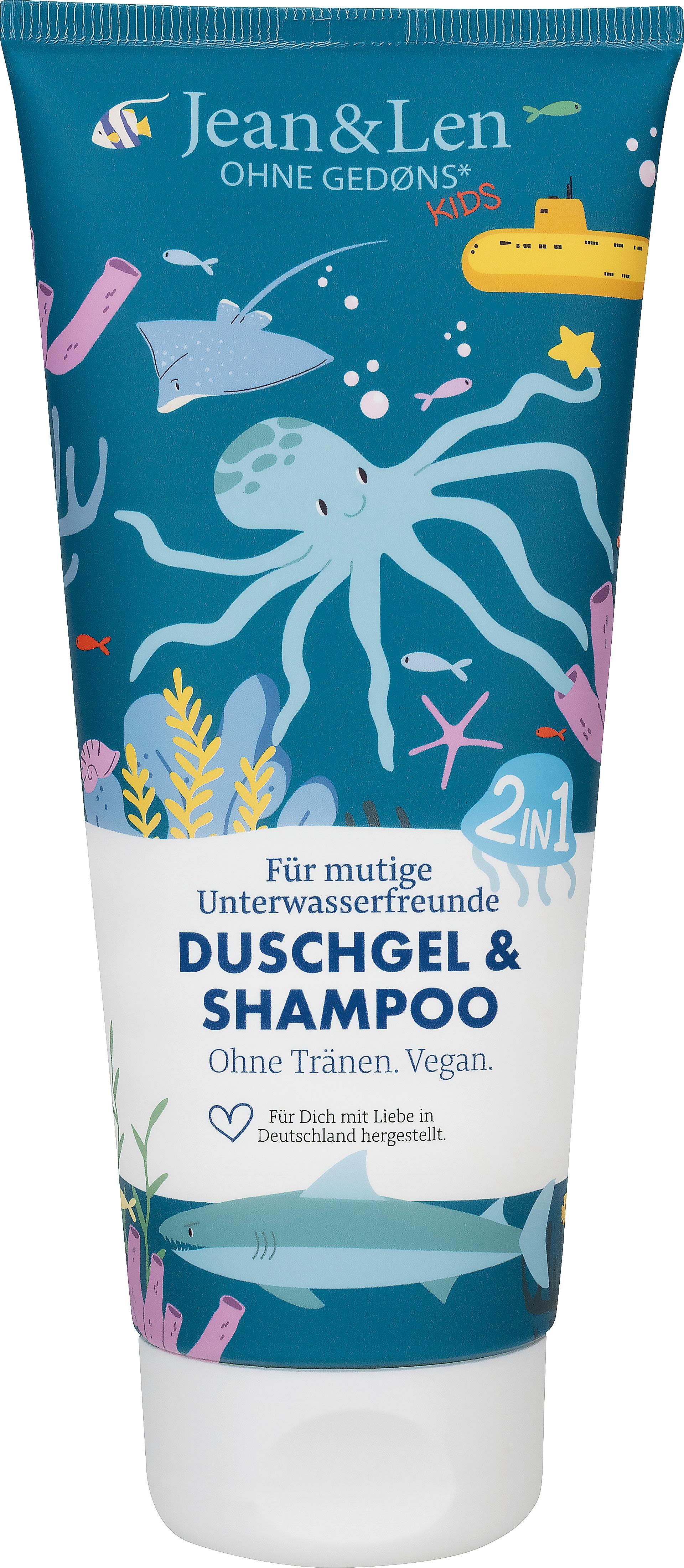 Jean&Len Duschgel 2in1 Unterwasserfreunde