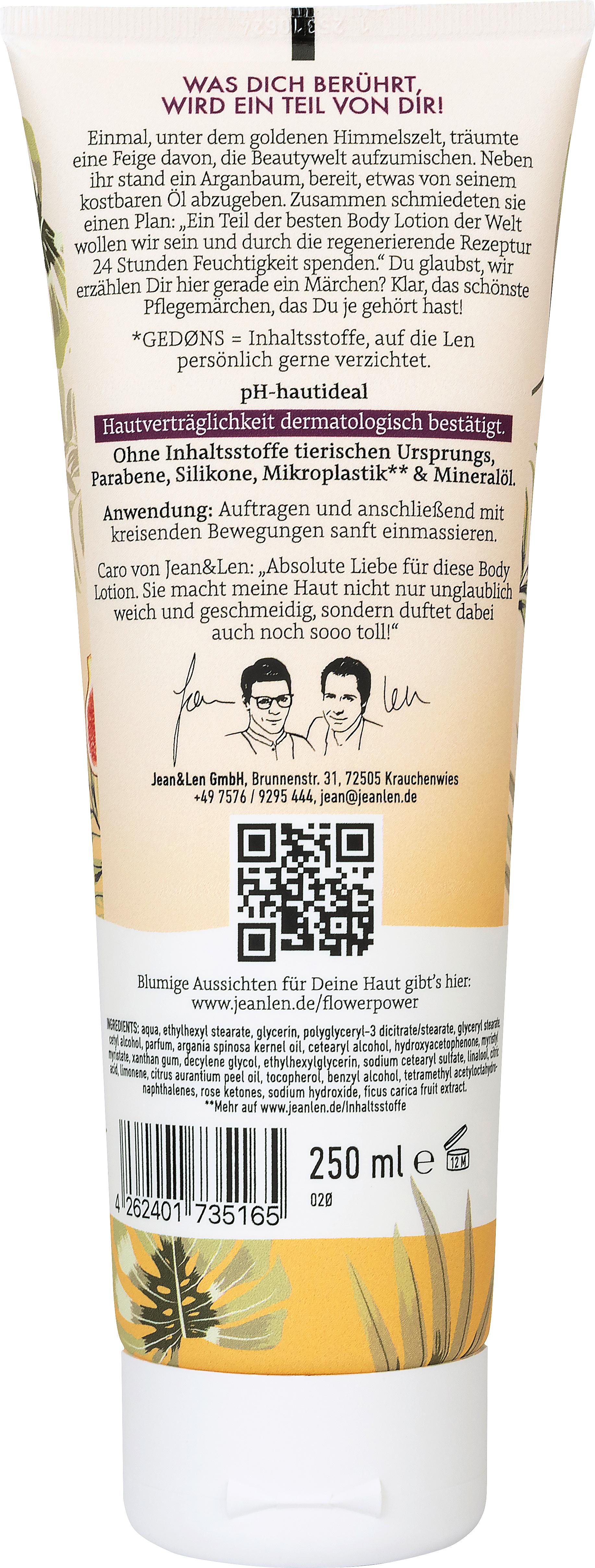 Produktbild Jean&Len Body Lotion Arganöl Feige 2 von 2