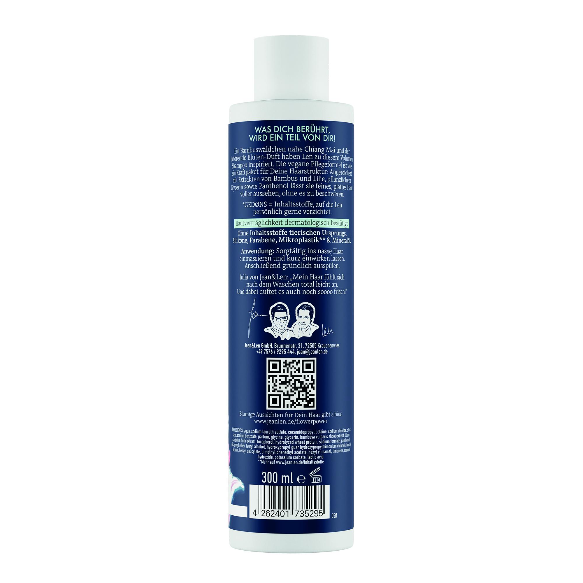 Produktbild Jean&Len Volumen Shampoo Bambus/Lilie 2 von 2