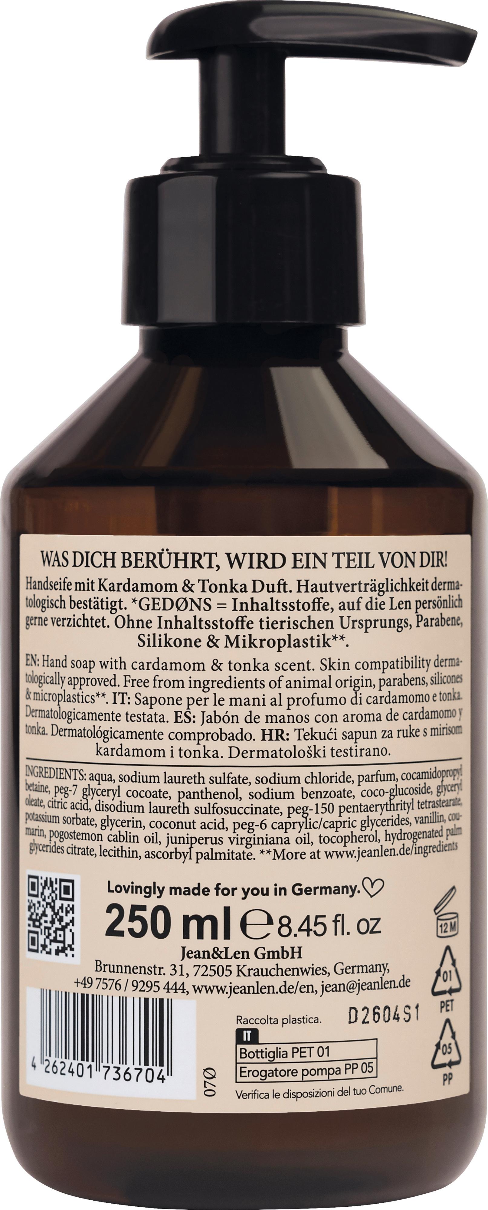 Produktbild Jean&Len Flüssigseife Cardamom Tonka 2 von 2