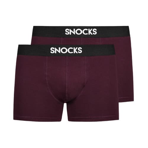SNOCKS Herren Boxershorts aus Bio-Baumwolle 2er Pack