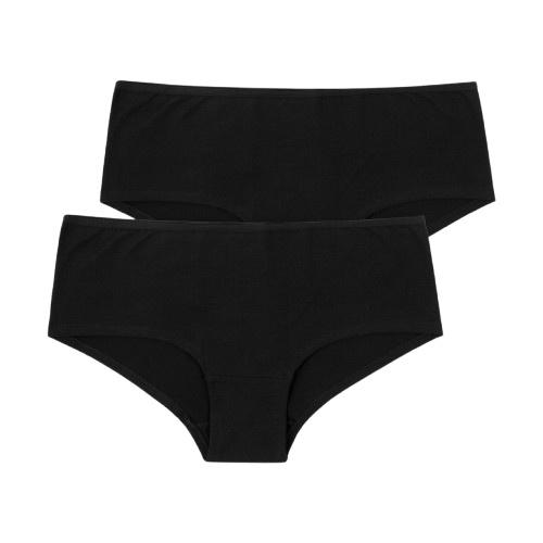SNOCKS Damen Hipster aus Bio-Baumwolle 2er Pack