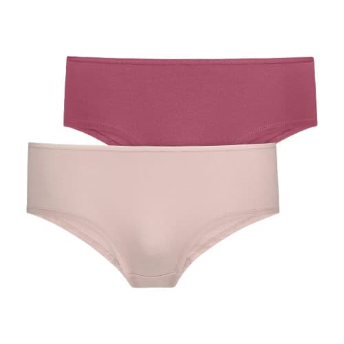 SNOCKS Damen Hipster aus Bio-Baumwolle 2er Pack