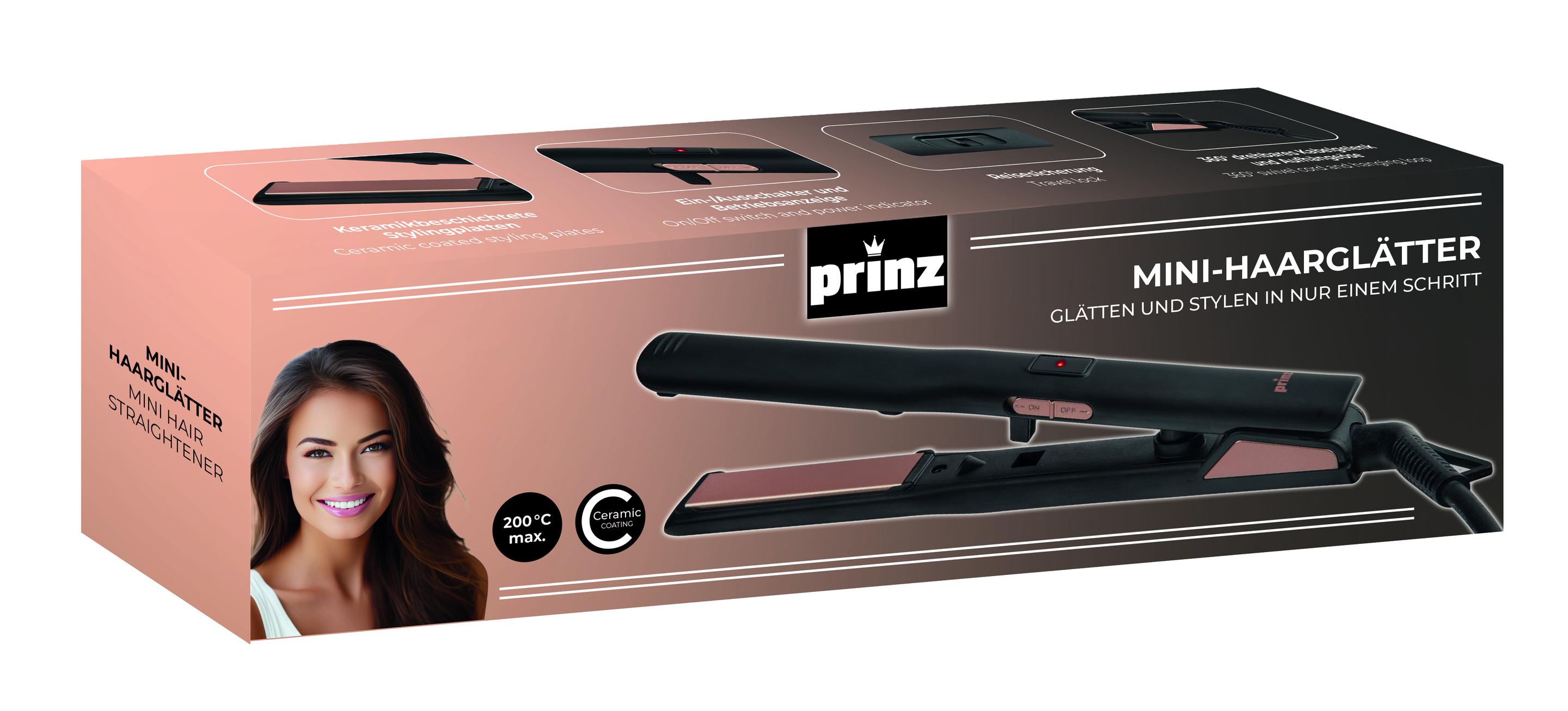Produktbild PRINZ Mini-Haarglätter PZ-MHG1 2 von 3