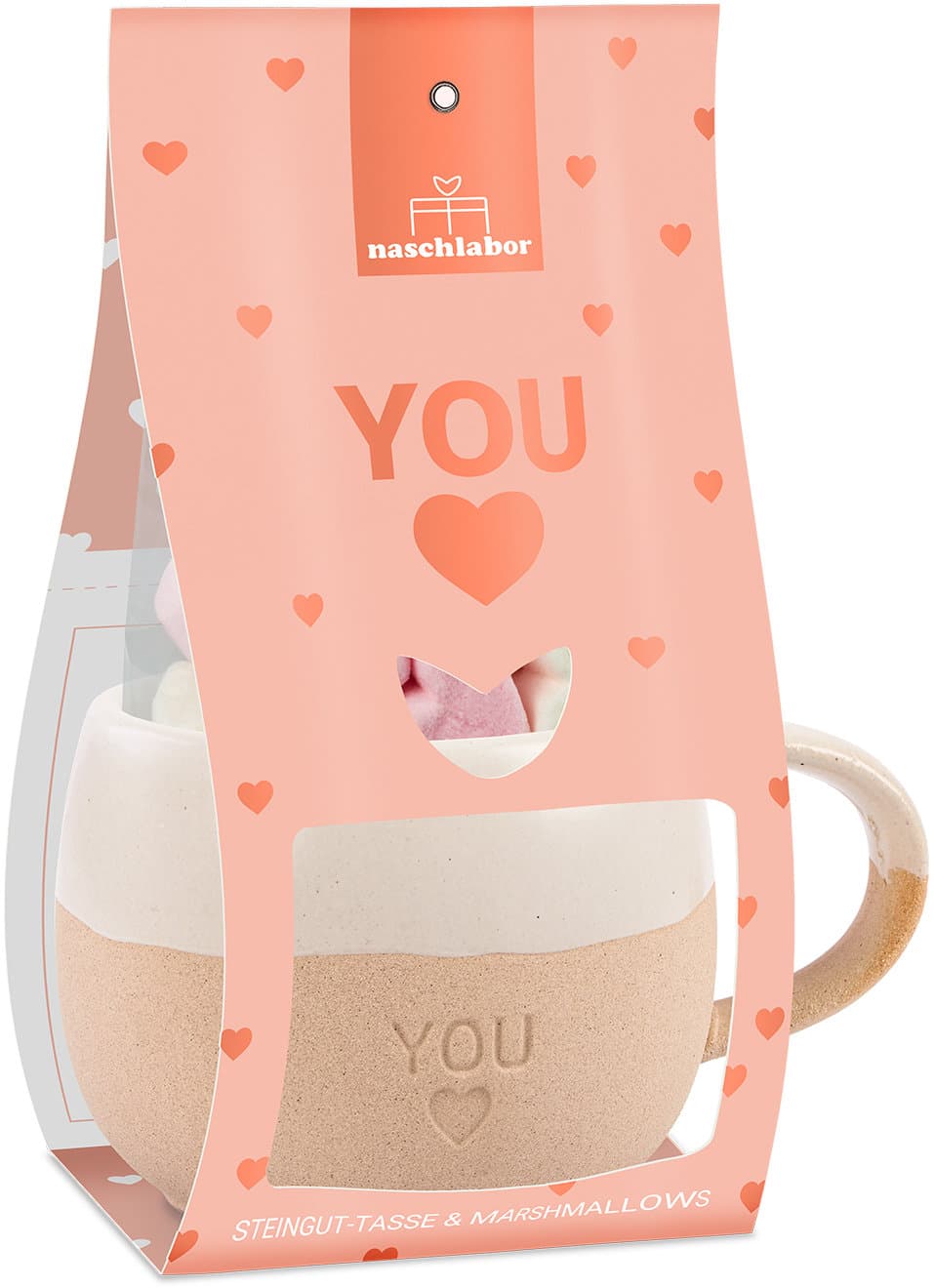 NASCHLABOR Marshmallow Tasse Geschenkpackung