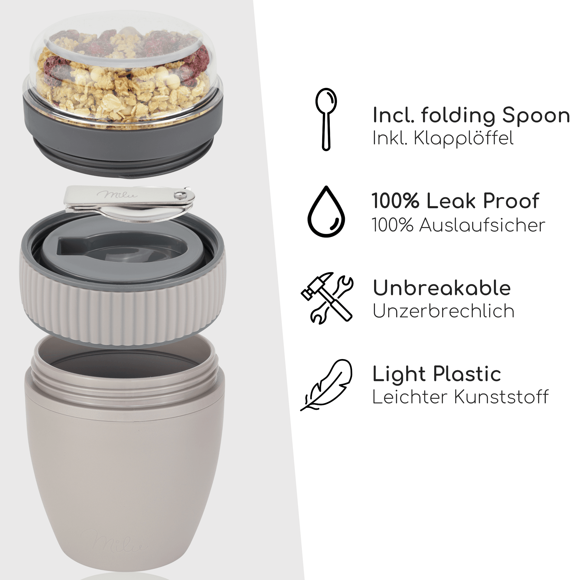 Produktbild Milu Müsli-Becher-Set 400ml 5 von 6