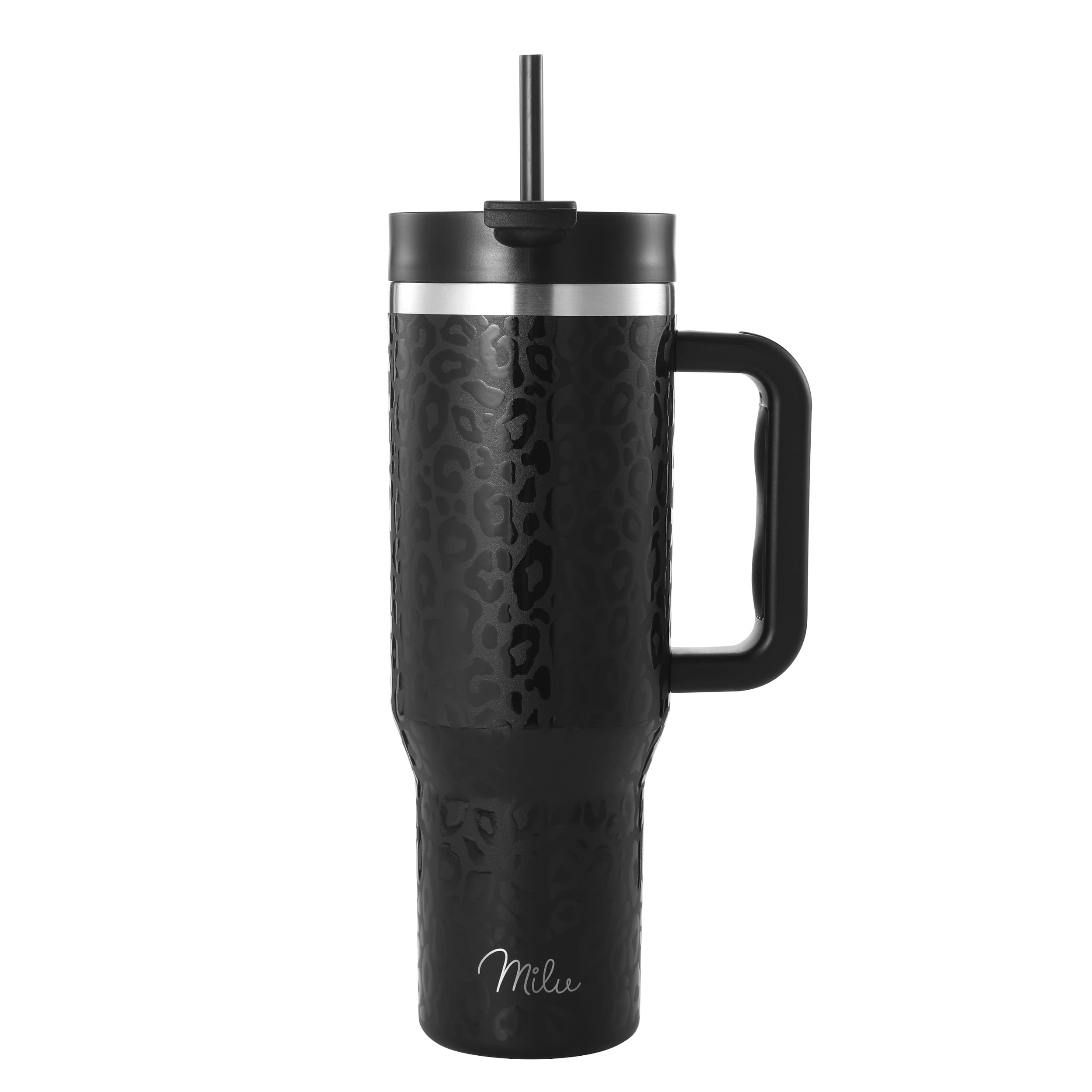 Milu Edelstahl-Tumbler-Set mit Trinkhalm 1.2l