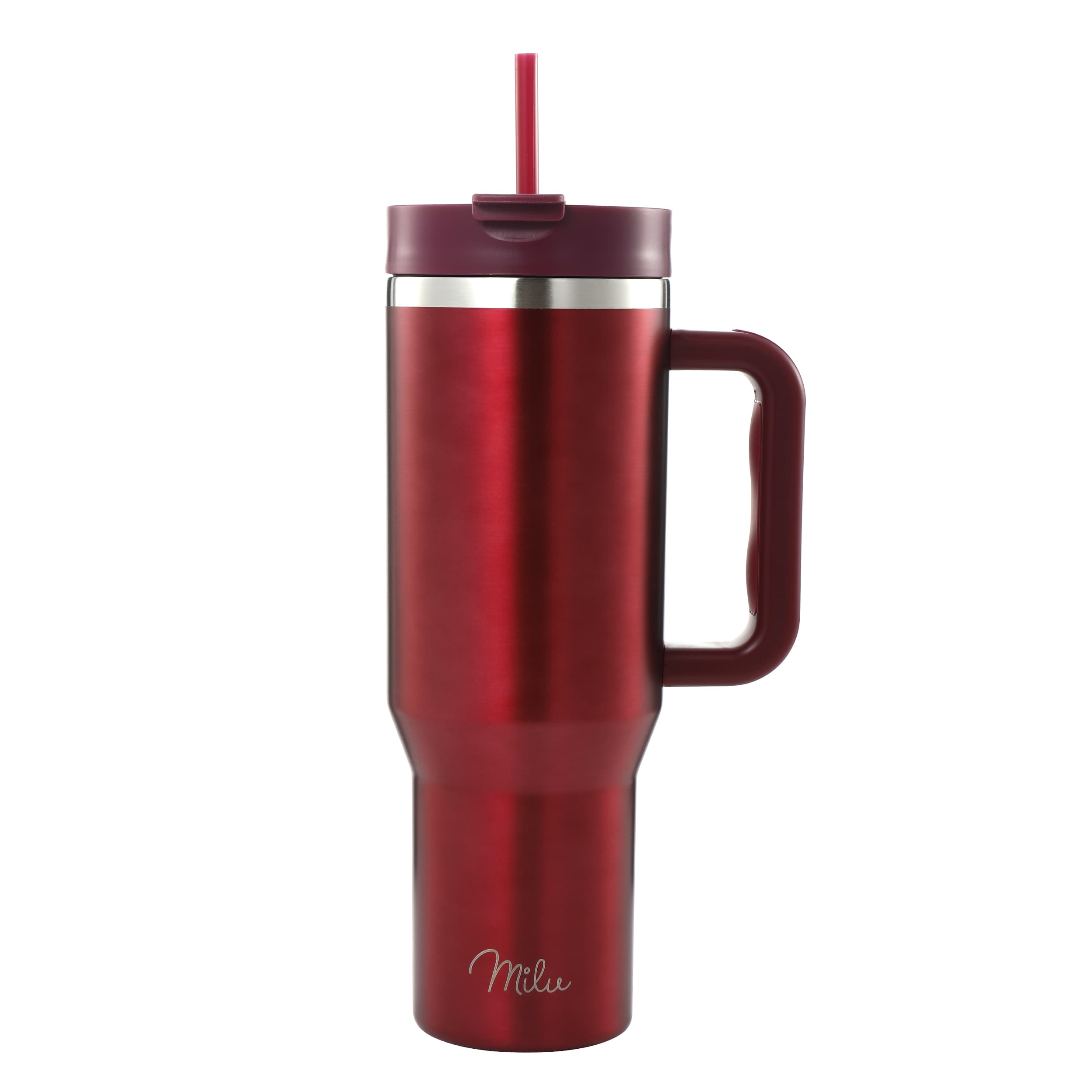 Milu Edelstahl-Tumbler-Set mit Trinkhalm 1.2l