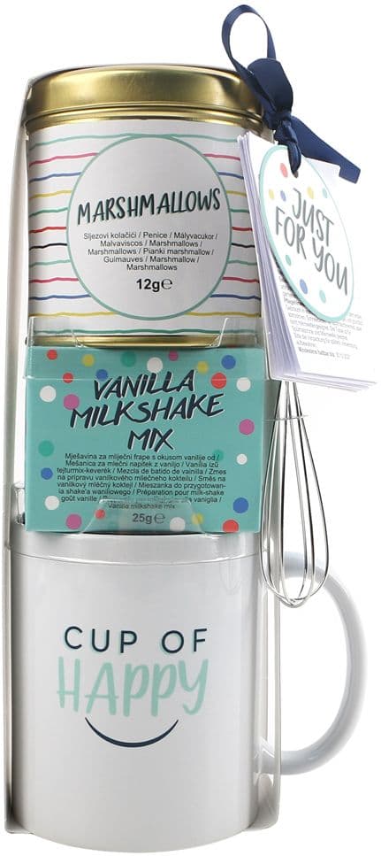 DOLCE VITA GIFTS Mug Tower Milkshake Kit Cup Of Happy