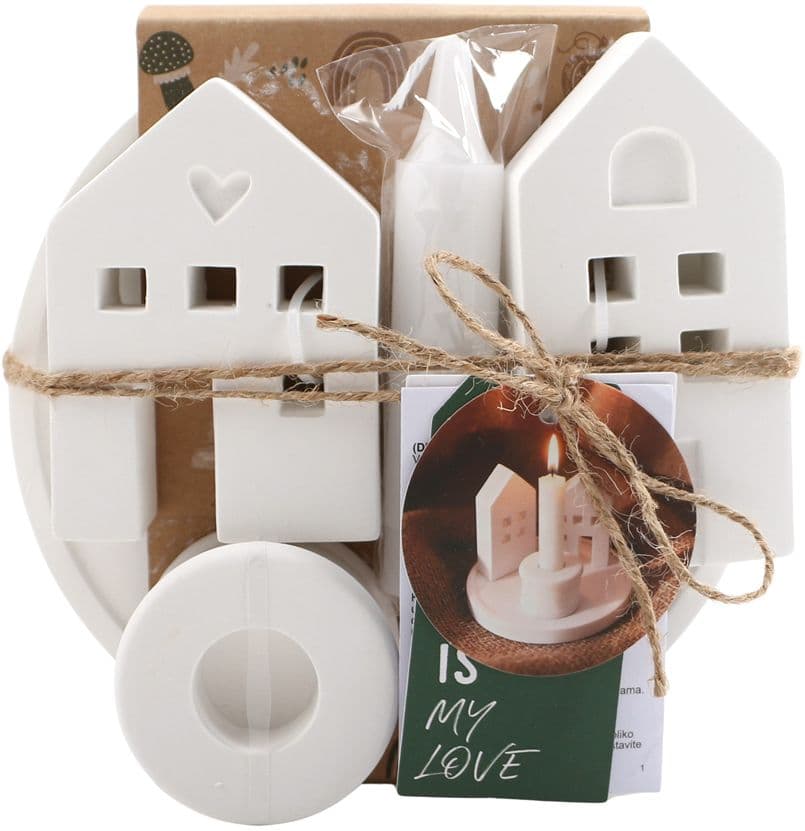 DOLCE VITA GIFTS Häuser mit Kerze