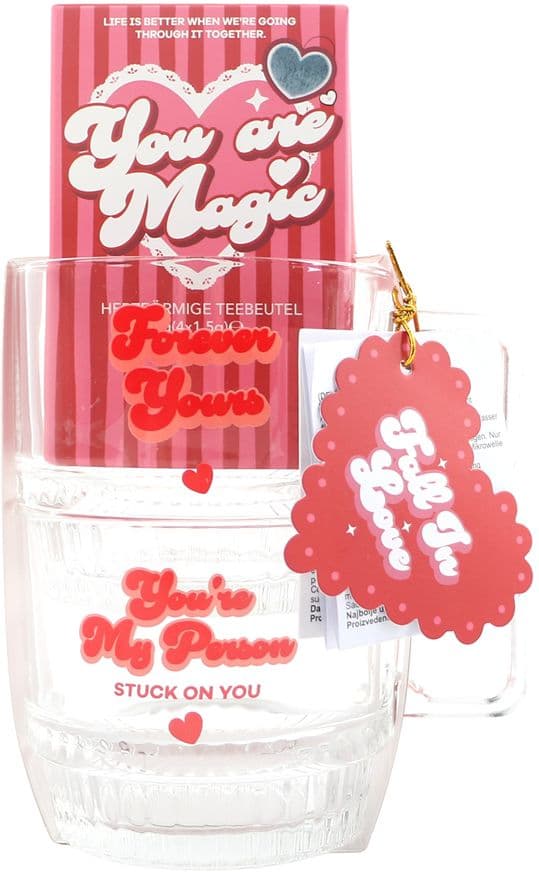 DOLCE VITA GIFTS Love Cups For Two mit Teebeutel in Herzform
