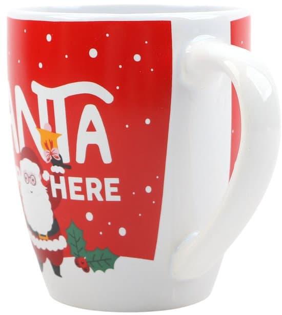DOLCE VITA GIFTS Tasse & Plüschtier Weihnachtsmann Geschenkpackung