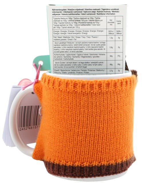 DOLCE VITA GIFTS Tasse & Trinkschokoladenmischung Rentier Geschenkpackung