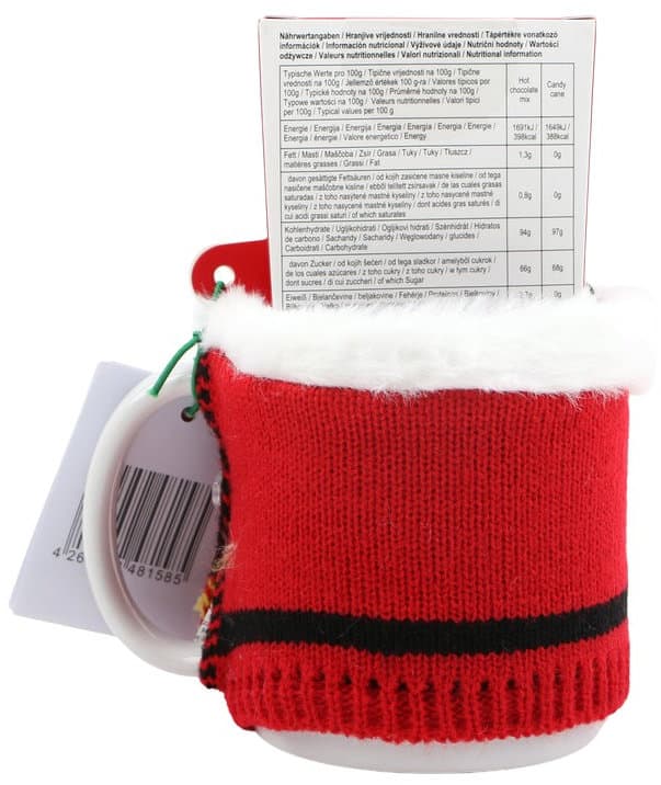 DOLCE VITA GIFTS Tasse & Trinkschokoladenmischung Weihnachtsmann Geschenkpackung