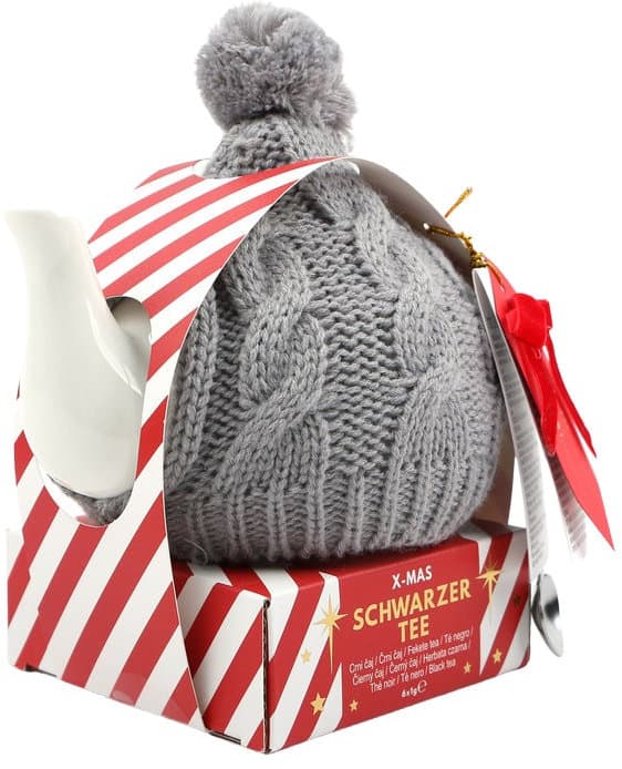DOLCE VITA GIFTS Teekanne & Schwarztee Geschenkpackung
