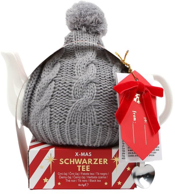 DOLCE VITA GIFTS Teekanne & Schwarztee Geschenkpackung