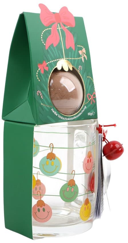 DOLCE VITA GIFTS Tasse & Trinkschokoladenmischung Sweet House Geschenkpackung