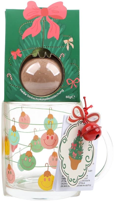 DOLCE VITA GIFTS Tasse & Trinkschokoladenmischung Sweet House Geschenkpackung